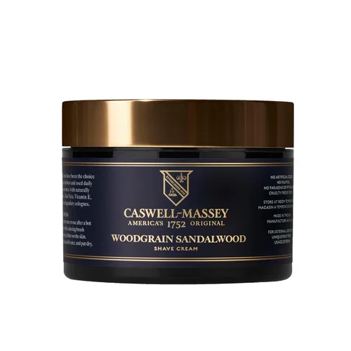 Vista 9 de Caswell-Massey Heritage Crema de afeitar de almendra, crema de afeitar natural para hombre para afeitado suave de la barba, calmante para pieles