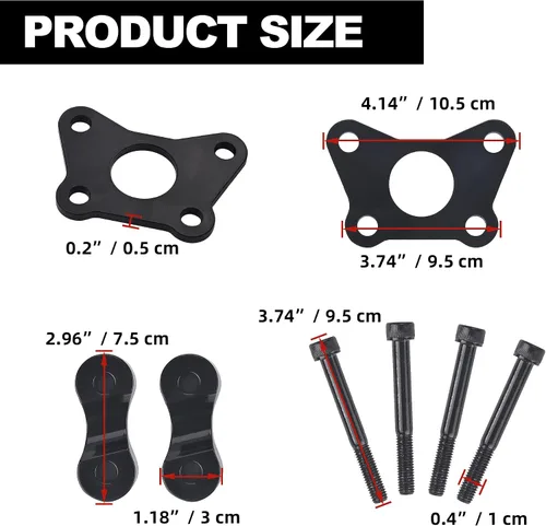 Vista 3 de Elevador de manillar para Can-Am Spyder F3 (todos los años)/RT (2020+), kit elevador de manillar de aluminio ajustable para accesorios Can-Am RT/F3