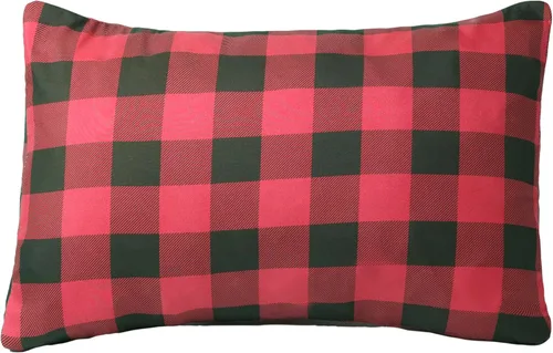 Vista 10 de Almohada de campamento Teton Sports; Ideal para viajes, camping y mochileros; Lavable, cuadros azules