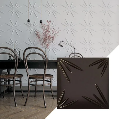 Vista 27 de Ekena Millwork WP20X20INWH 19 5/8 pulgadas de ancho x 19 5/8 pulgadas de alto Inula EnduraWall Decorativo 3D Panel de Pared Cubre 2.67 pies cuadrados