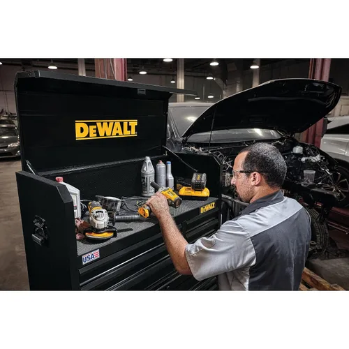 Vista 2 de DEWALT Cofre de herramientas, 6 cajones, 41 pulgadas, negro (DWST24062)