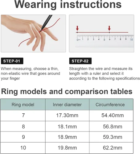 Vista 6 de Anillo Inteligente para Mujeres y Hombres - Rastreador de Salud y Fitness con Frecuencia Cardíaca, Oxígeno en Sangre, Monitoreo del Sueño, 128 Modos