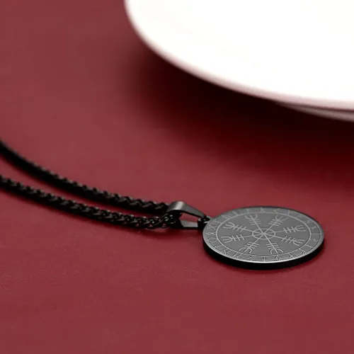 Vista 9 de FaithHeart Viking Thor's Hammer Talismán Collar para hombre, colgante de amuleto nórdico vintage de Mjolnir con cadena de trigo resistente, joyería