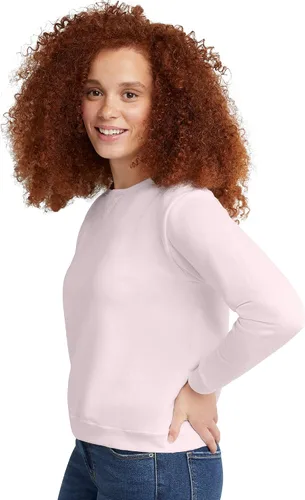 Vista 3 de Hanes - Sudadera EcoSmart con cuello redondo para mujer