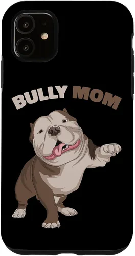 Vista 8 de American Bully Mom Dog Mama Funny Women Case for iPhone 17