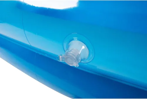 Vista 7 de Piscina rectangular inflable azul y blanca de 8.5