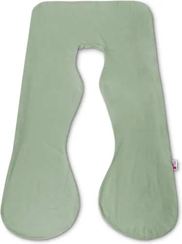 Vista 6 de Meiz Funda de almohada de embarazo, funda de almohada de embarazo refrescante en forma de U, funda de almohada de embarazo de 55 x 31 pulgadas
