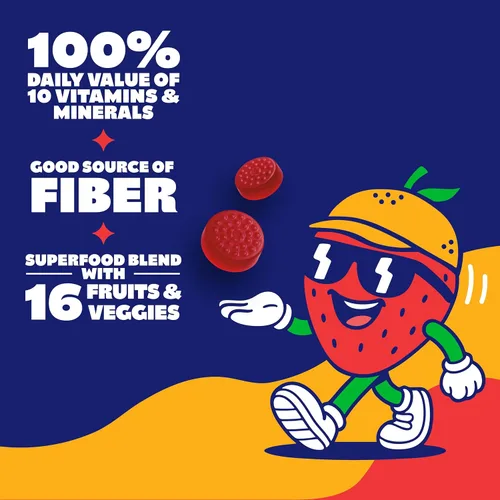 Vista 4 de Citra-Berry - Gomitas superalimentos para niños, 30