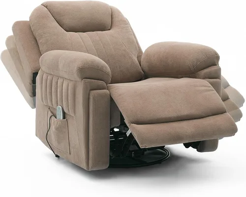 Vista 11 de Silla reclinable mecedora eléctrica automática con 3 velocidades
