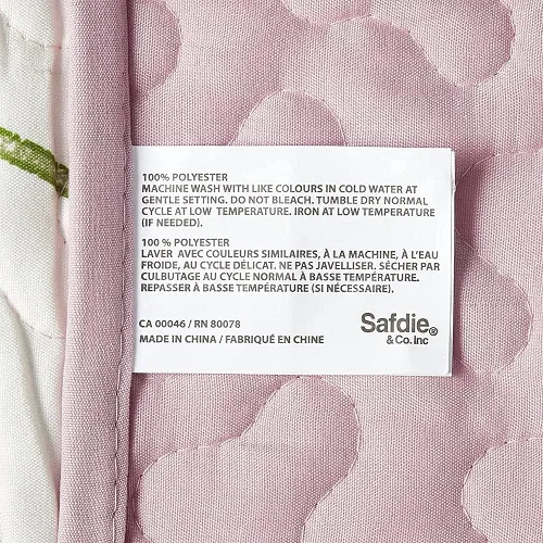 Vista 5 de Safdie & Co 60111.2T.15 Serenade Collection - Juego de edredón de 2 piezas, tamaño individual, multicolor, multicolor