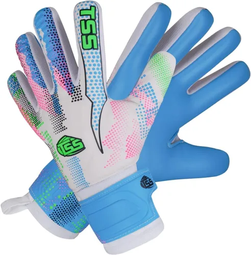 Vista 2 de Guantes de portero de fútbol para adultos y jóvenes, guantes de fútbol de alto rendimiento con protección Pro-Teck para la columna vertebral