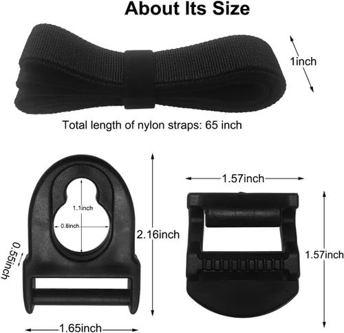 Vista 2 de Popbee Kayak Seat Repair Kit Clips & Hooks Compatible with Lifetime Emotion Seat Contain Seat Clips and Hooks Fits (8 Pack)