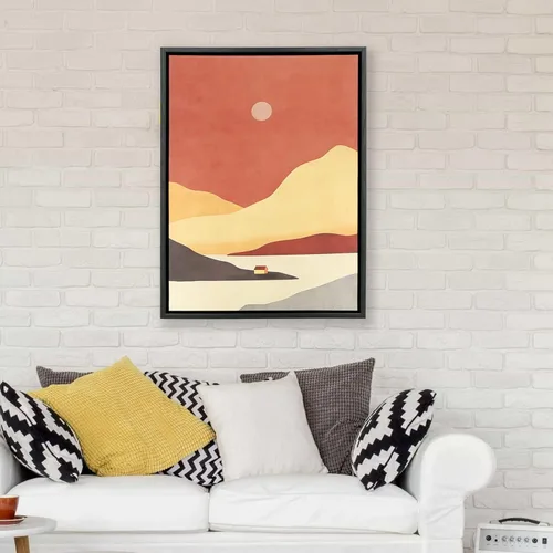 Vista 7 de LTYHHK Marco flotante para impresiones en lienzo de 20 x 24 pulgadas, marcos flotantes de 5/8-7/8 pulgadas de profundidad para pinturas en lienzo