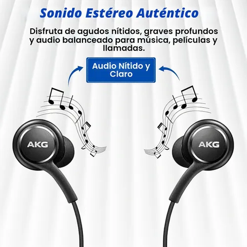 Vista 2 de Auriculares intrauditivos originales Samsung AKG USB-C con micrófono y control remoto, auriculares con cable tipo C para Galaxy S24 S23 S22 S21 S20