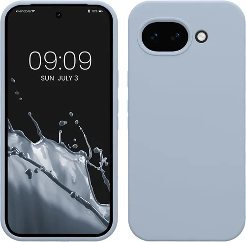 Vista 15 de kwmobile Funda Compatible con Google Pixel 6 Pro - Funda de teléfono de silicona TPU con acabado suave - Azul Arrecife