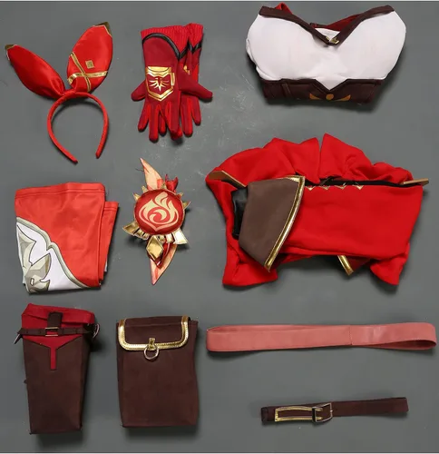 Vista 6 de Cosplay.fm Disfraz de juego para mujer, disfraz de gamuza empalmada