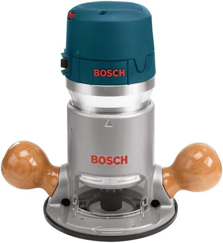 Vista 2 de BOSCH 1617EVS 2.25 HP Router electrónico de base fija y mesa de enrutador de sobremesa RA1181