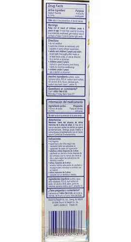 Vista 3 de Aim Cavity Protection - Pasta de dientes anticaries con flúor, gel ultra menta, 6 onzas, paquete de 6