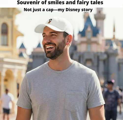 Vista 6 de Gorra de béisbol ajustable para adultos de Mickey Mouse de Disney para hombres