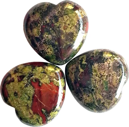 Vista 5 de 3 piezas de labradorita negra natural de bolsillo para el pulgar de la palma de la palma de cristal curativo del corazón, piedras de preocupación