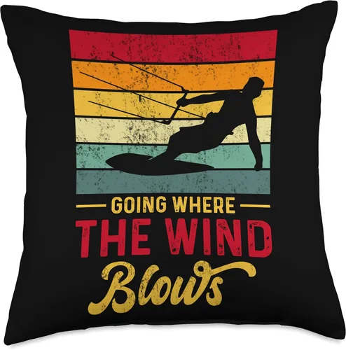 Vista 4 de Going Where The Wind Blows Throw Pillow
