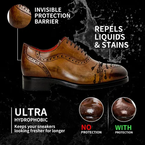 Vista 8 de Protector de gamuza en aerosol, protector de agua de tela, protección impermeable contra la lluvia y las manchas para botas, zapatos, sofás
