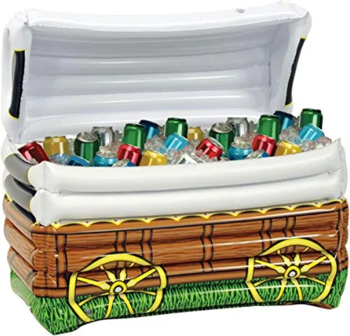 Vista 8 de Beistle Enfriador inflable - Contenedor de bebida para fiestas, decoración de fiestas, decoración de fiesta occidental: Western