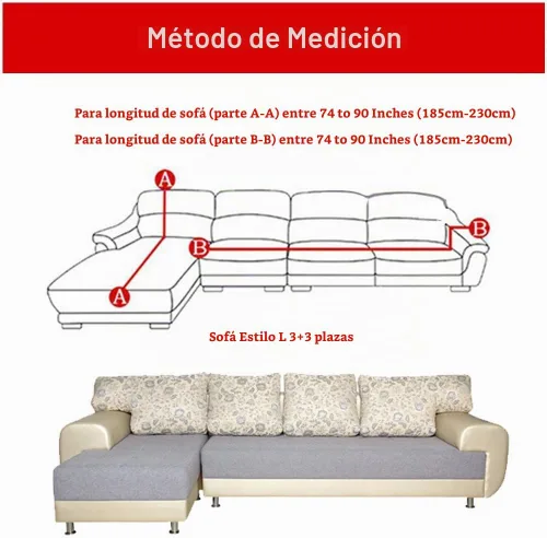 Vista 4 de MIFXIN Fundas de sofá modulares en forma de L, 2 piezas, elásticas tipo L, para sofá o sillón, protector de muebles para sala de estar, mascotas