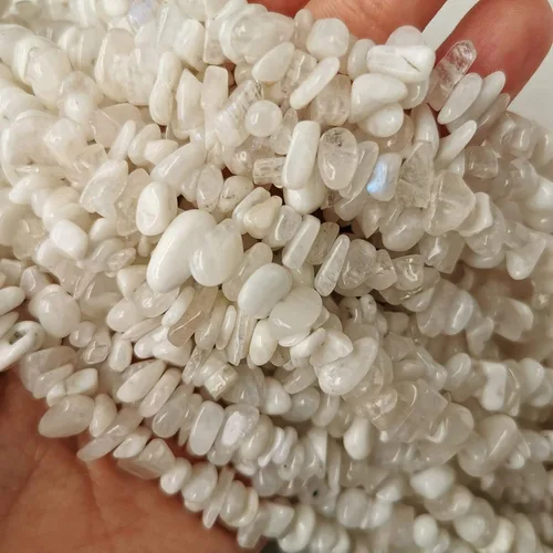 Vista 13 de Cuentas de cristal de Amazonita de 90 pulgadas de forma irregular y piedra curativa para hacer joyas
