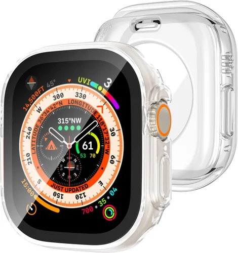 Vista 16 de Tensea - Funda protectora de pantalla impermeable para Apple Watch (2 en 1) para Apple Watch Serie SE 6, 5, 4, accesorios de 40 mm, iWatch protector
