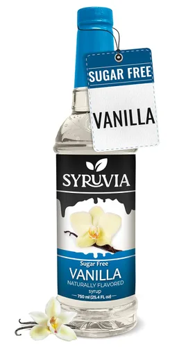 Vista 11 de Jarabe de café sin azúcar Syruvia, jarabe con sabor a caramelo para bebidas, lattes y postres – 25.4 fl oz