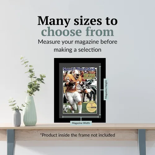 Vista 25 de Creative Picture Frames - Marco de fotos para revistas Sports Illustrated, de 8 x 10.5 pulgadas, adecuado para ediciones de coleccionista