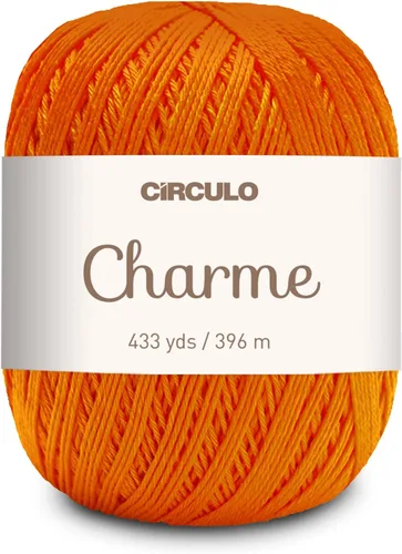 Vista 36 de CIRCULO Charme - Paquete de hilo para tejer y ganchillo, 3 bolas de 100% algodón virgen brasileño mercerizado, peso deportivo suave, color 2012