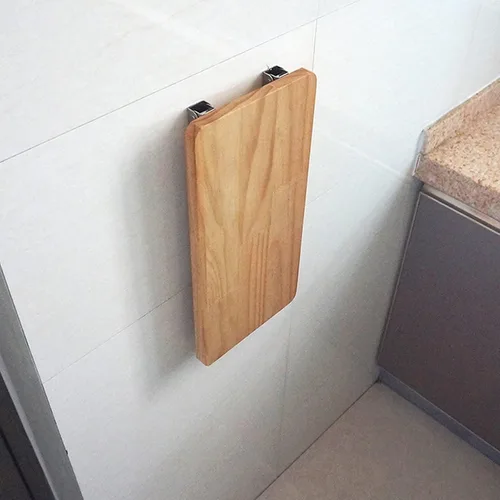 Vista 5 de LUNEZY Mesa plegable de pared para cocina, mesa de trabajo plegable, mesa de comedor compacta para espacios pequeños, mesa de barra de desayuno