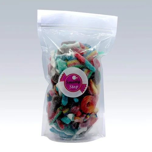 Vista 4 de Smarty Stop Gomitas surtidas de mezcla agria (1 libra (paquete de 1))
