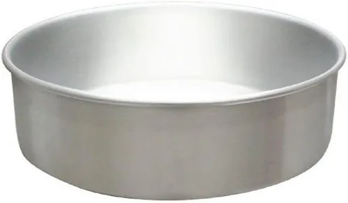 Vista 15 de TrueCraftware - Bandeja de aluminio para hornear pasteles de 6 x 2 pulgadas, de 0.04 in, utensilios para hornear para tartas, pizza, capa
