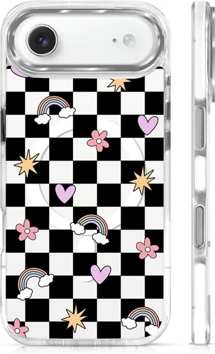 Vista 73 de Funda para iPhone 13/14 [compatible con Magsafe], funda magnética transparente de silicona a prueba de golpes con patrón de versículos de la Biblia