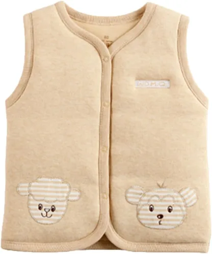 Vista 10 de Monvecle - Chaleco de algodón cálido para bebé o niño pequeño (Unisex)