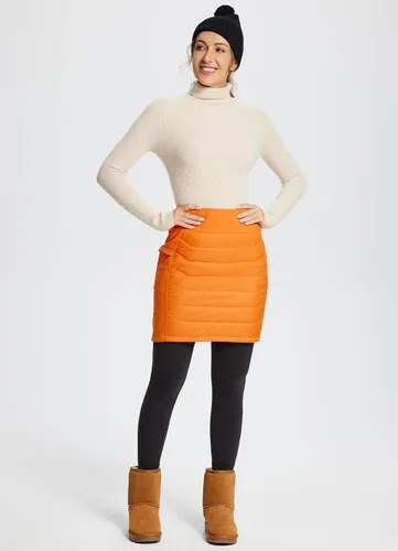 Vista 2 de BALEAF Falda acolchada de 17 pulgadas para mujer, ligera, aislada, cálida, para nieve, senderismo, correr, golf, al aire libre
