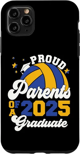 Vista 13 de iPhone 16 Parents of a 2025 Graduate Senior Graduation Volleyball Case