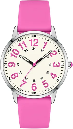 Vista 10 de Asan Ge Watches for Women, Fashion 3ATM Waterproof Minimalist Lightweight Easy-to-Read Analog Silicone Watch Suitable for Daily Work, Leisure