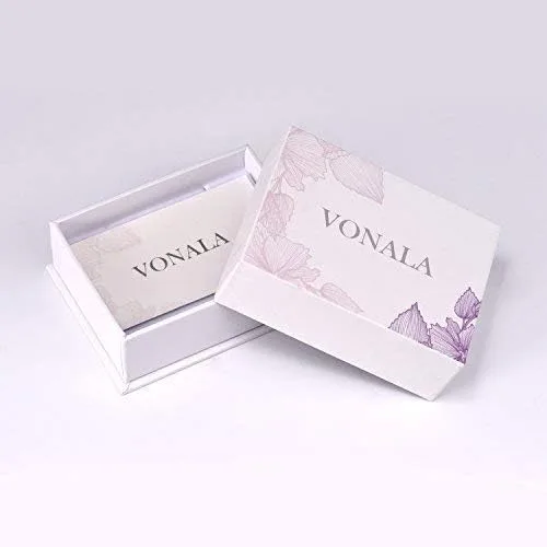 Vista 7 de VONALA Aretes de aro de plata de ley 925 con diseño de bulldog francés, vaca, sirena, zorro, calabaza, regalos para mujeres y niñas
