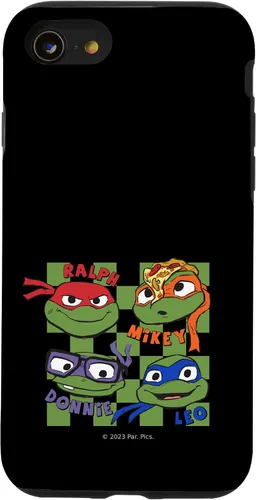 Vista 18 de iPhone 12/12 Pro Teenage Mutant Ninja Turtles: Mutant Mayhem Turtle Heads Case
