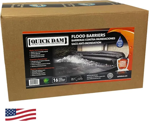 Vista 11 de Quick Dam - QD610-1 - Barrera contra inundación activada por agua, Paquete de 1 unidad, Negro