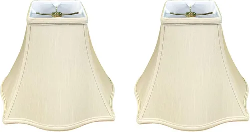 Vista 21 de Royal Designs, Inc. Serie Regal, pantalla de lámpara de campana cuadrada elegante, 4 x 10 x 8.5 pulgadas, Oro Antiguo