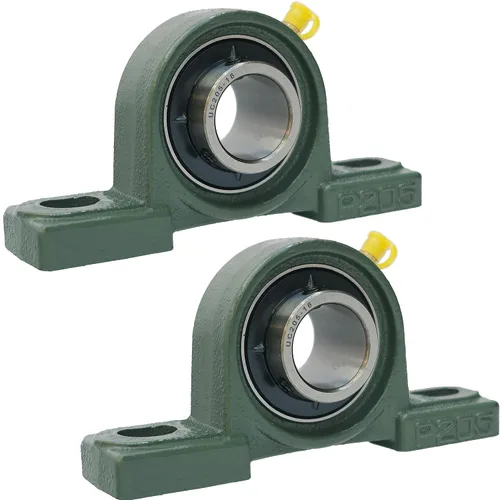 Vista 12 de Paquete de 2 UCP201-8 Rodamientos de Bloque de Almohada - Rodamientos de Bloque de Almohada Montados de 1/2" Base de Hierro Fundido Sólido