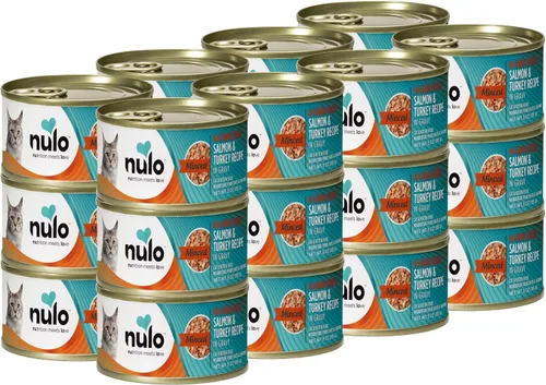 Vista 12 de Nulo - Comida húmeda enlatada para gatos, picada, carne de res y caballa