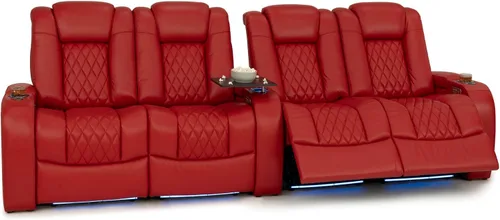 Vista 58 de Seatcraft Asientos de cine en casa Virtuoso LT Tawny Single reclinable Leonado