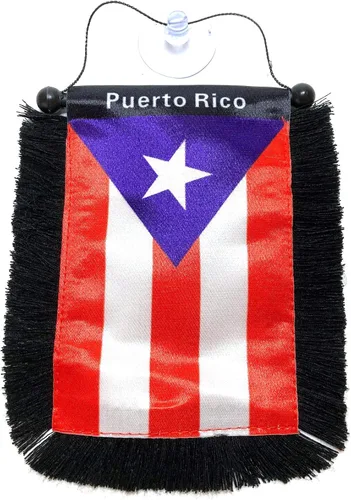 Vista 7 de Banderas de Puerto Rico para autos, accesorios adhesivos para casas de relaciones públicas puertorriqueñas, banderas para automóviles, pequeñas