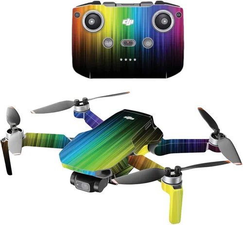 Vista 27 de MightySkins - Compatible con DJI Mini 2 Dron portátil - Humo brillante Funda protectora de vinilo duradera y única Fácil de aplicar, quitar